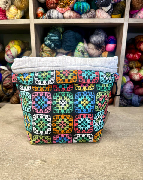 Granny Squares Bucket Bag