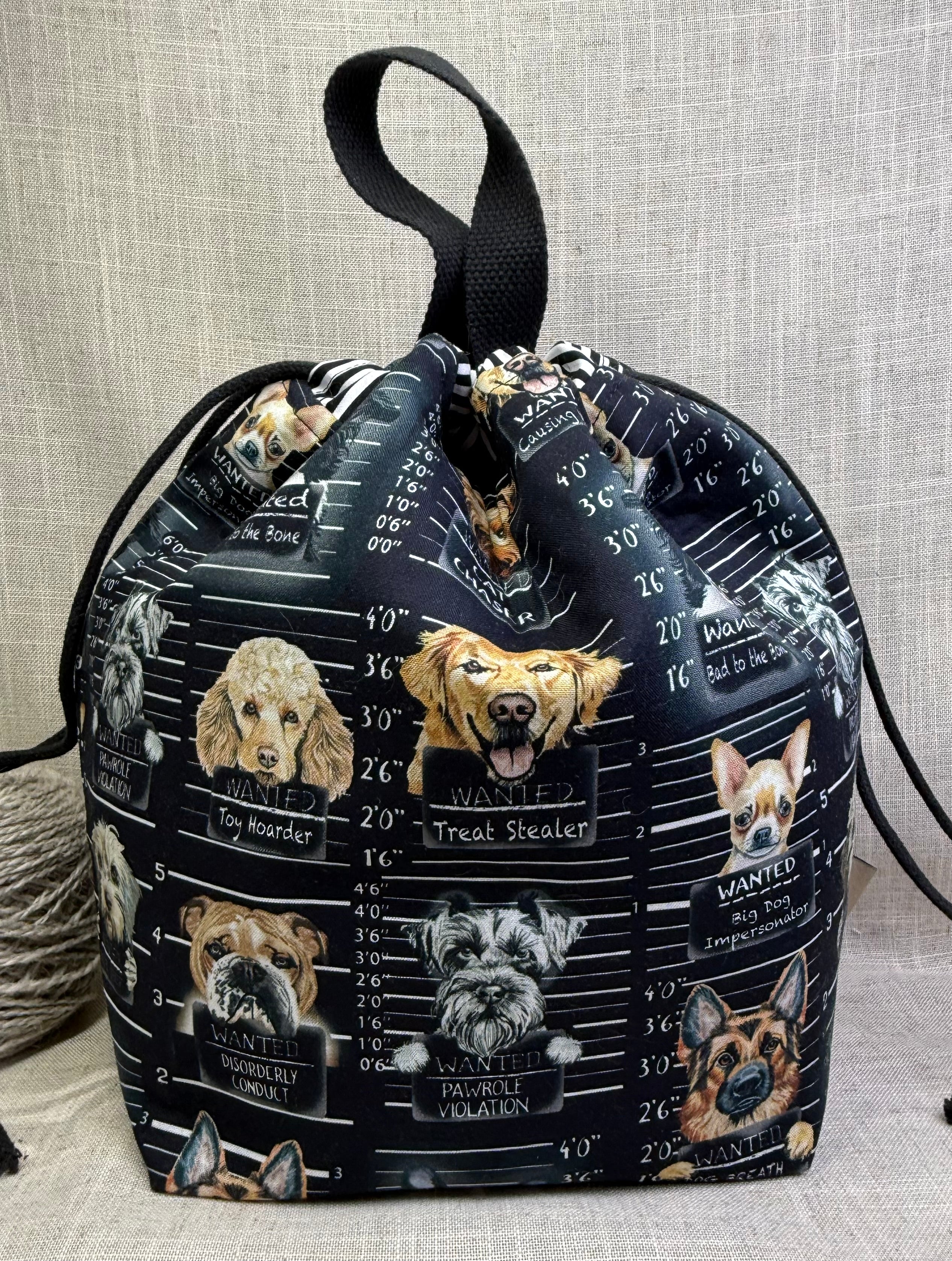 Wanted  Dogs Bucket Bag
