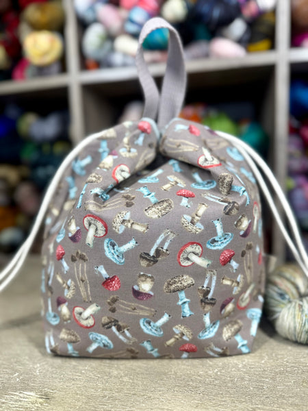 Mocha Mushroom Bucket Bag