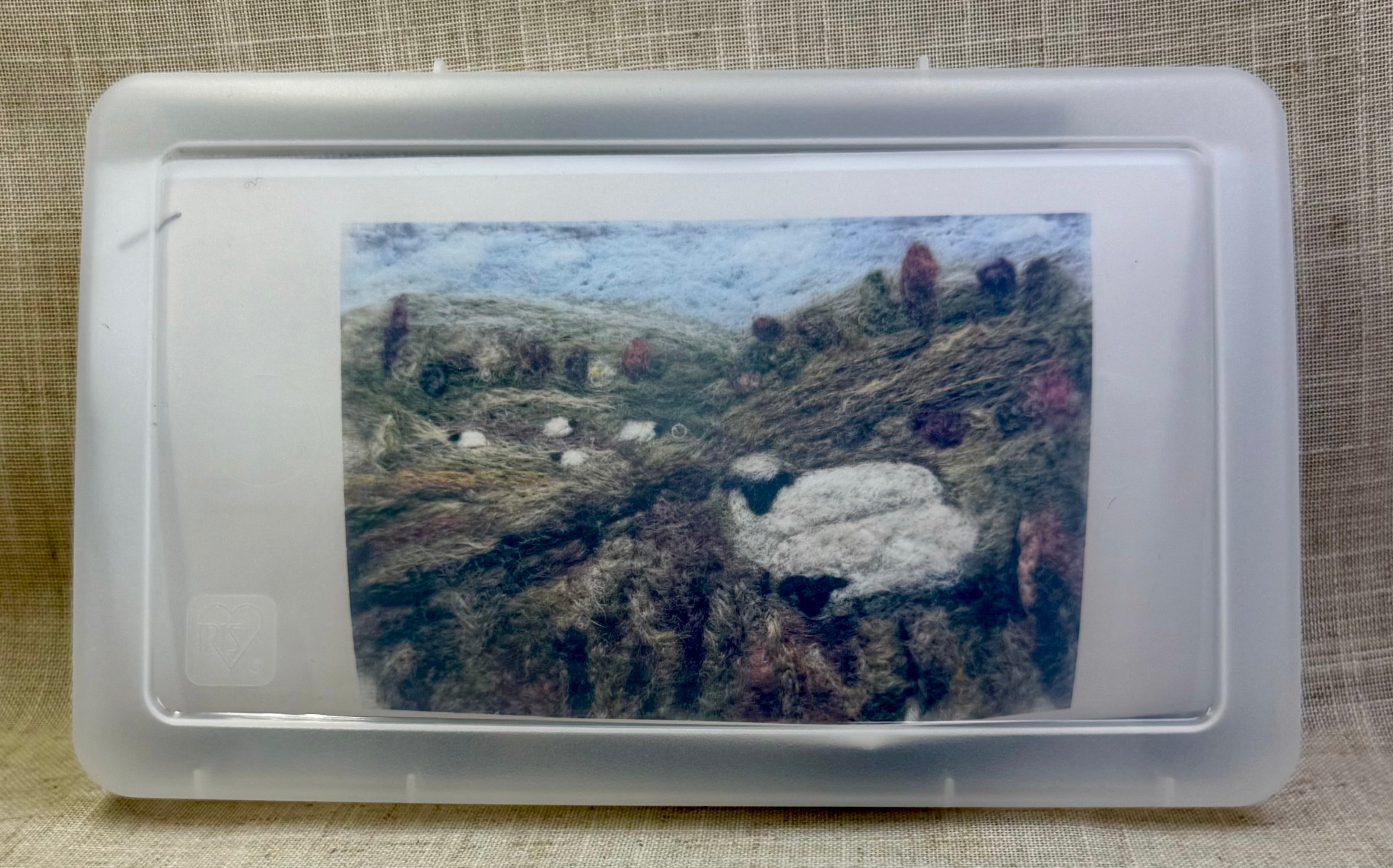 Autumn Field with Sheep Needle Felting Kit