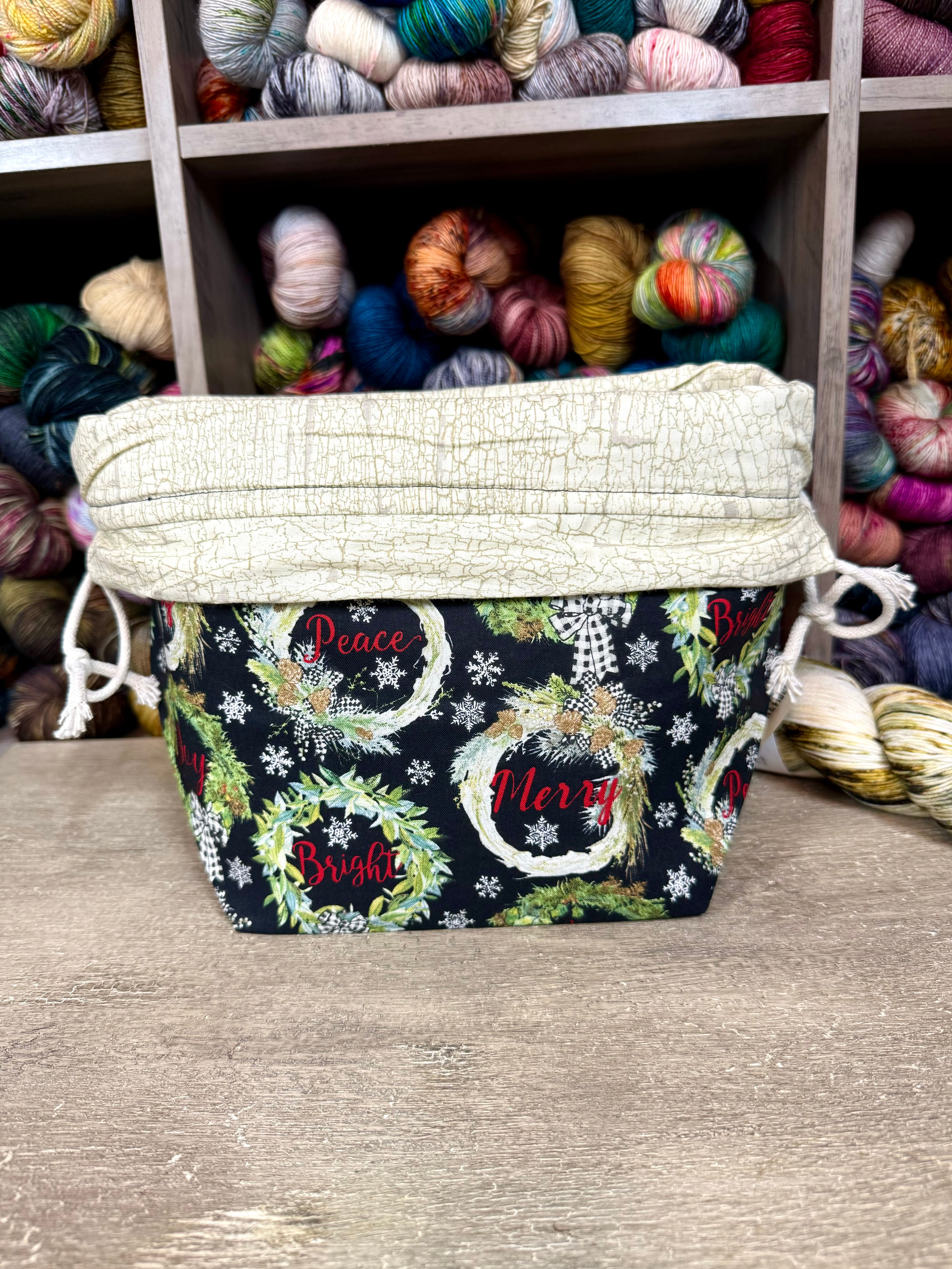 Farmhouse Holidays Bucket Bag --Sale