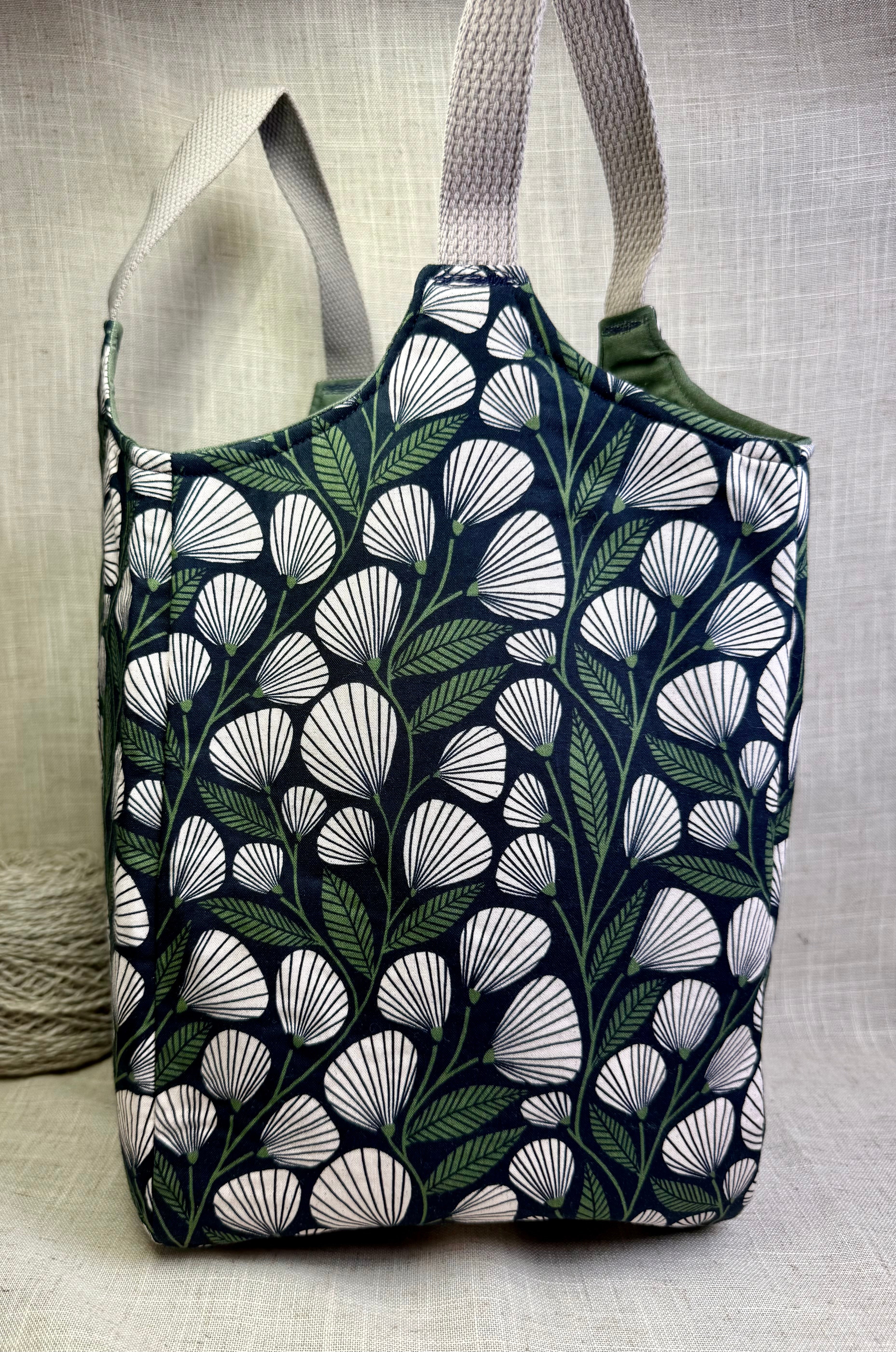 Flower Yarn Tote