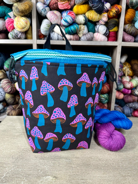 Magic Mushrooms Bucket Bag