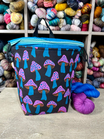 Magic Mushrooms Bucket Bag