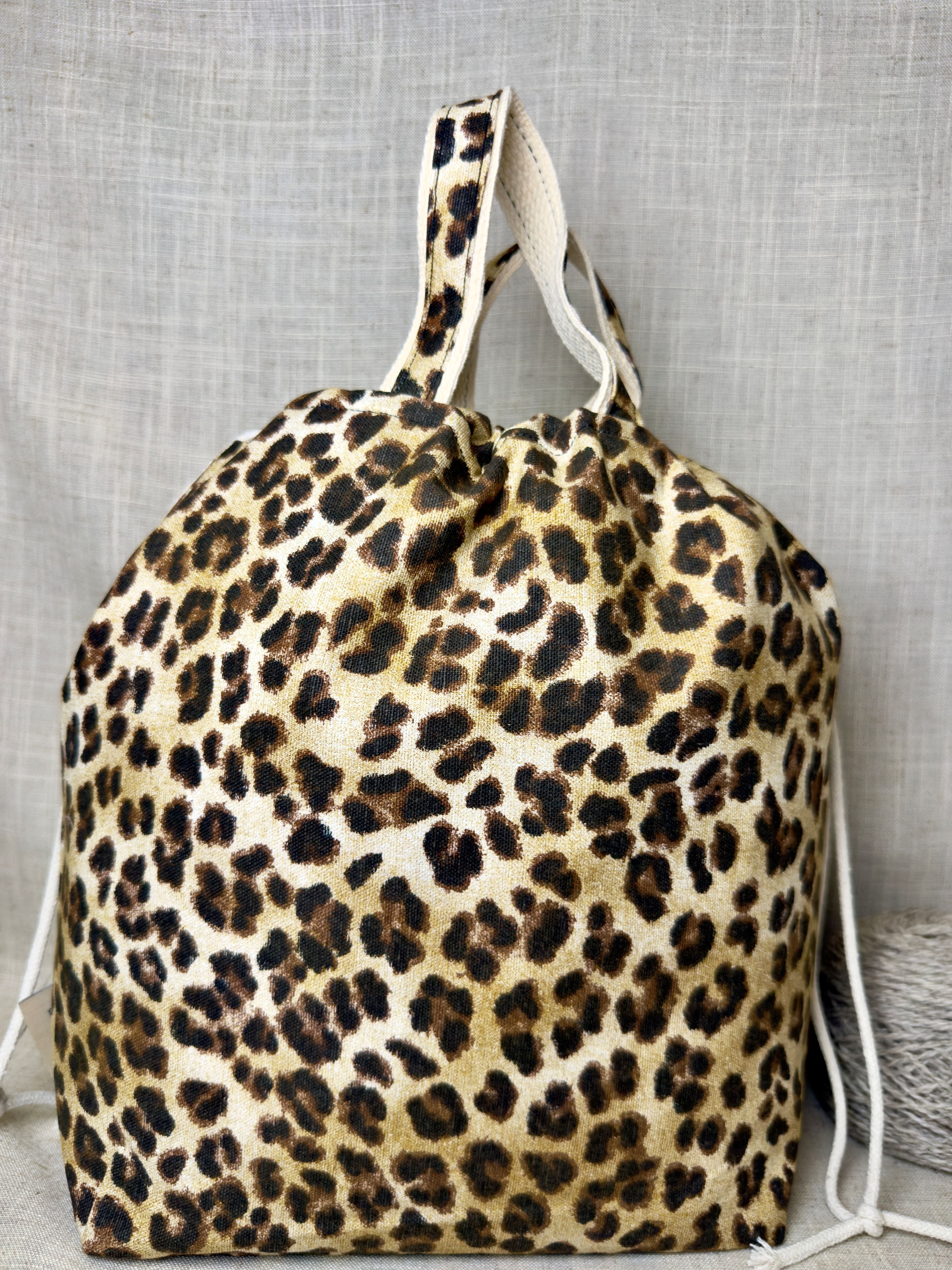 Leopard Shweater Tote- Limited Bag