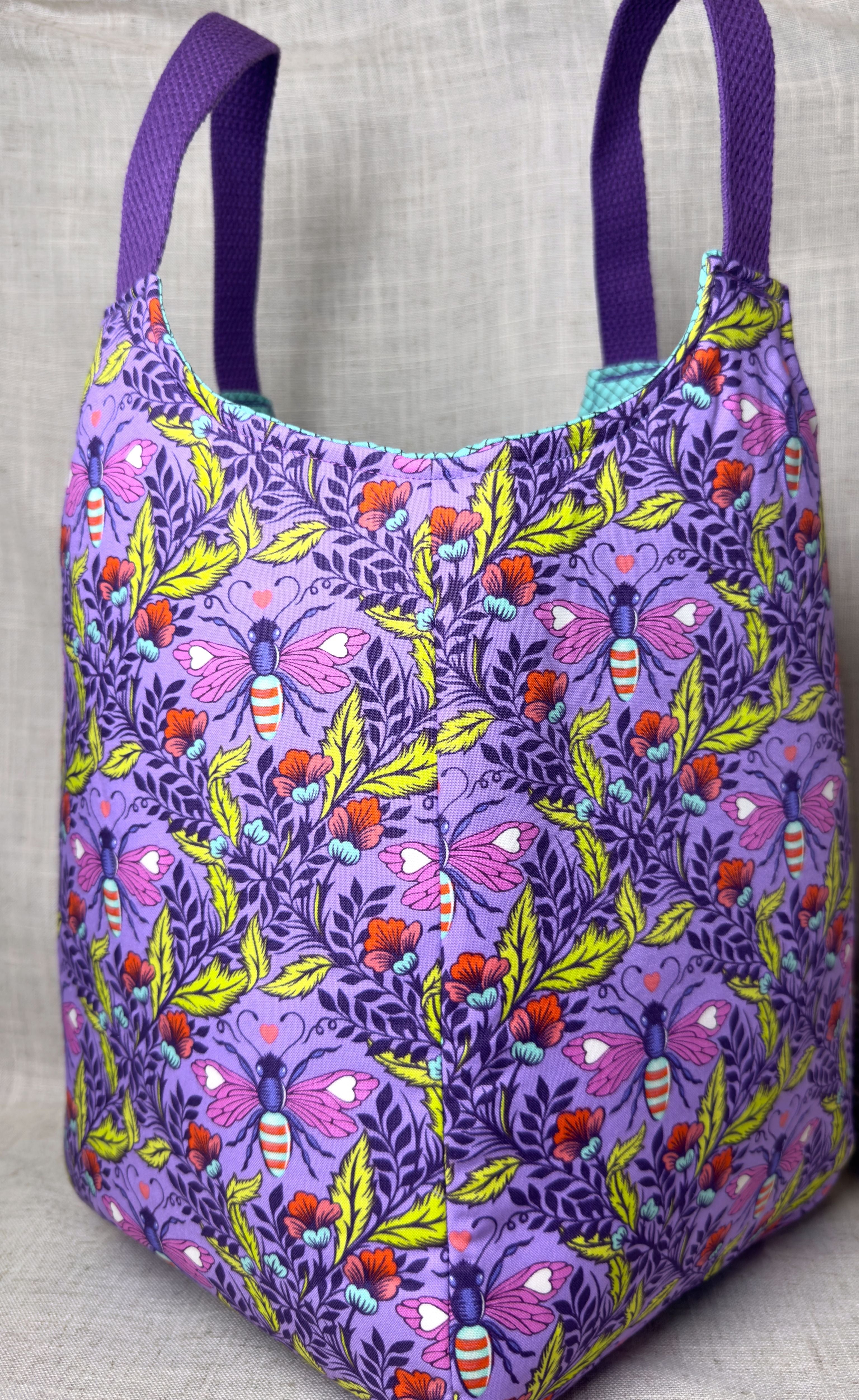 Bees Yarn Tote