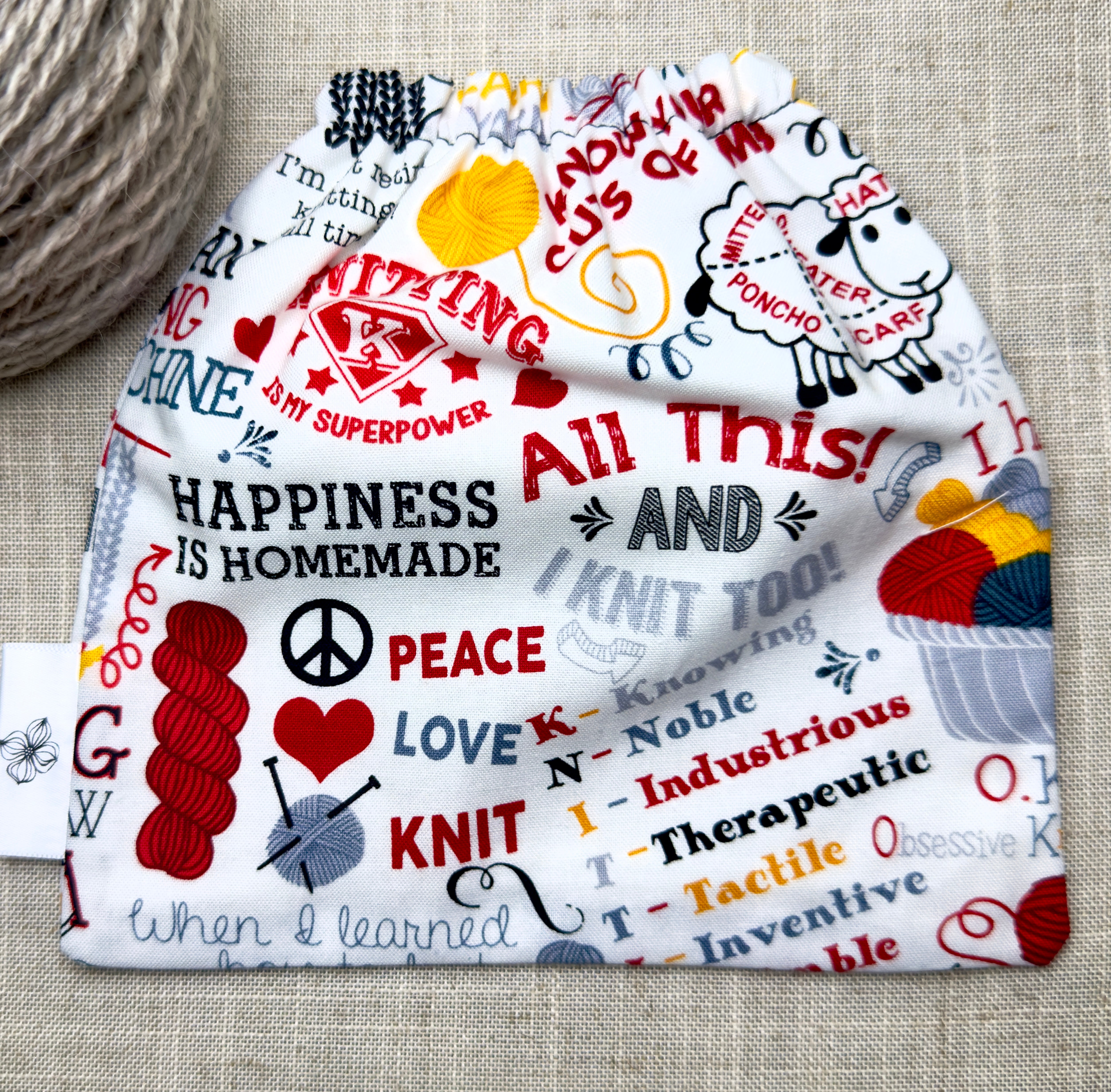 Knitting Ball Bag