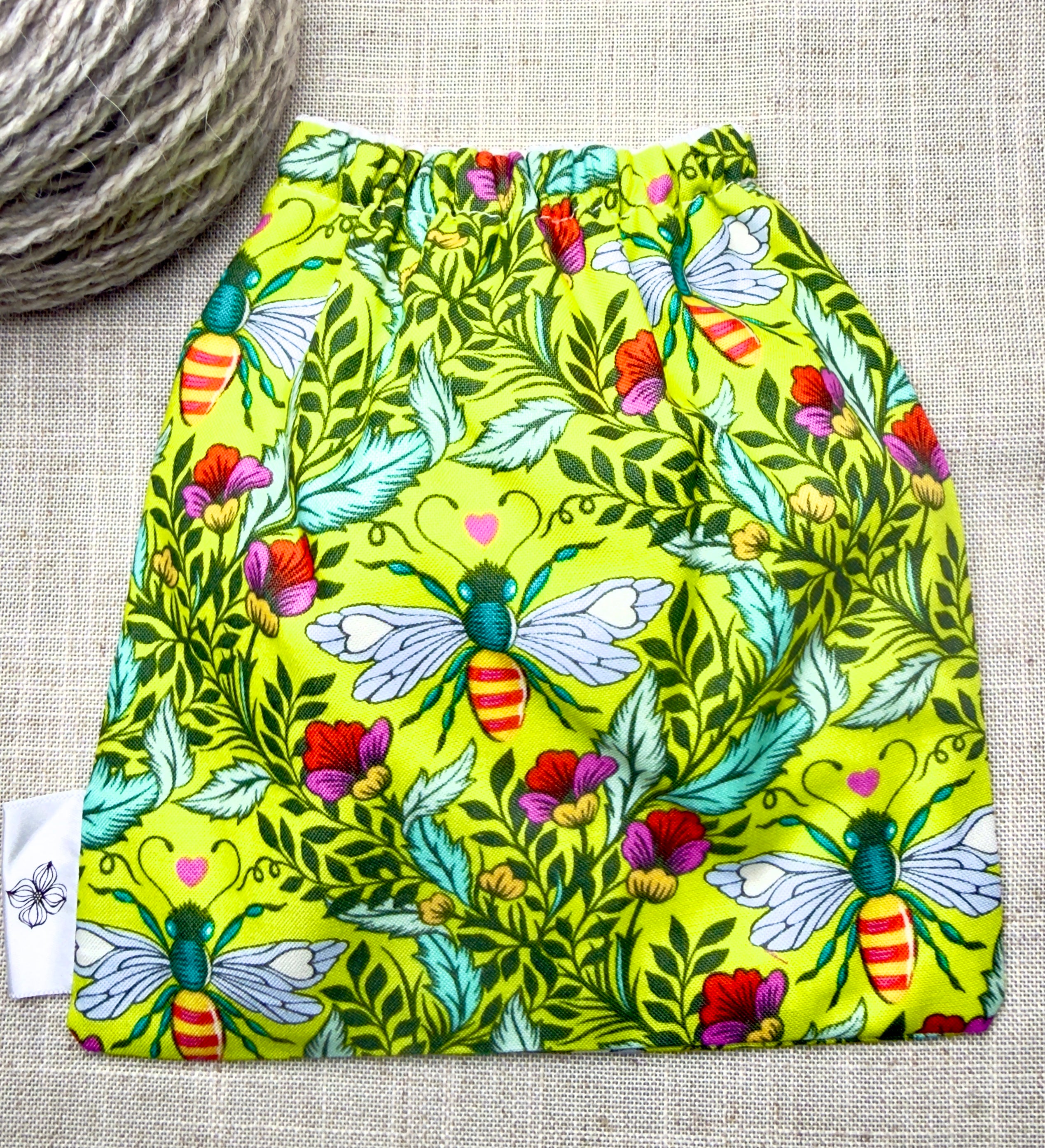 Bees (Green) Ball Bag