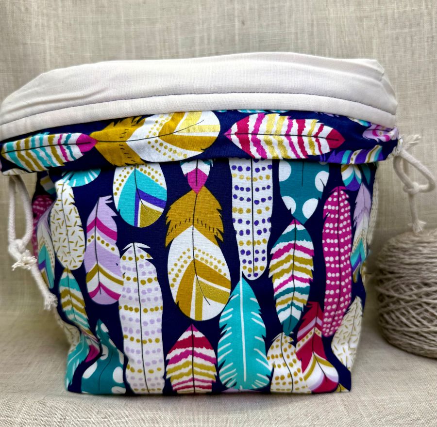 Feathers Bucket Bag