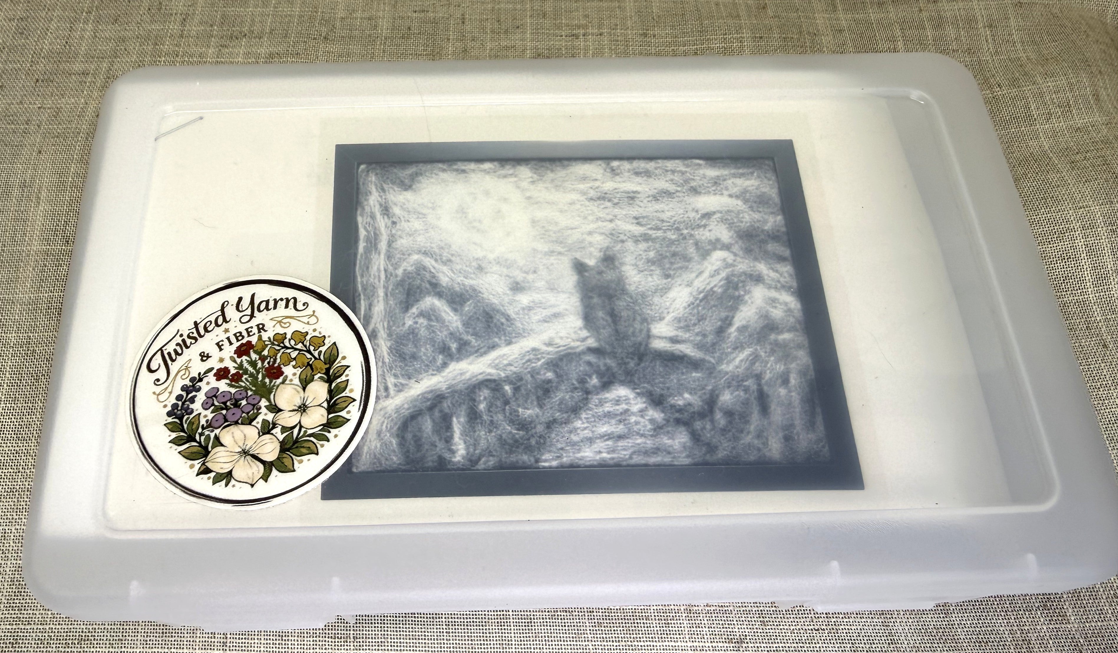 Owl and the Moon Needle Felting Kit