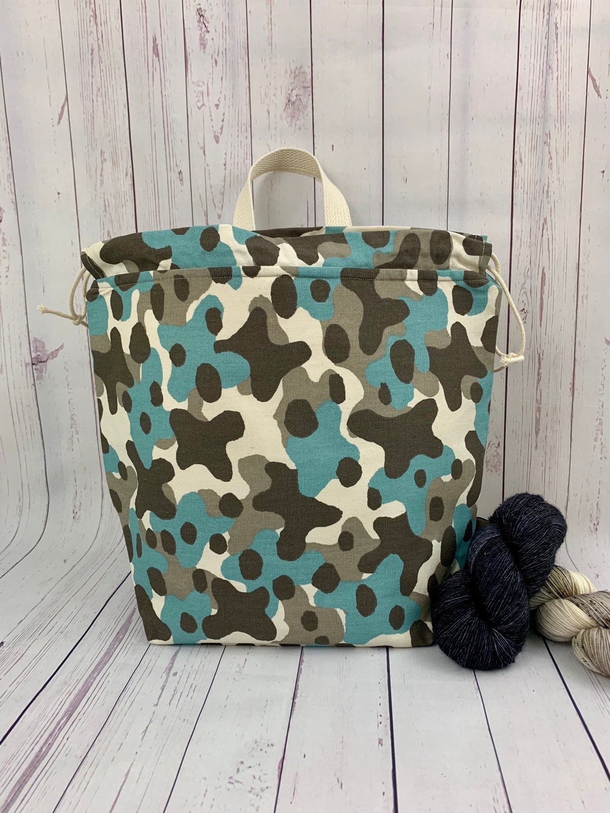 Blue Camo Work Bag