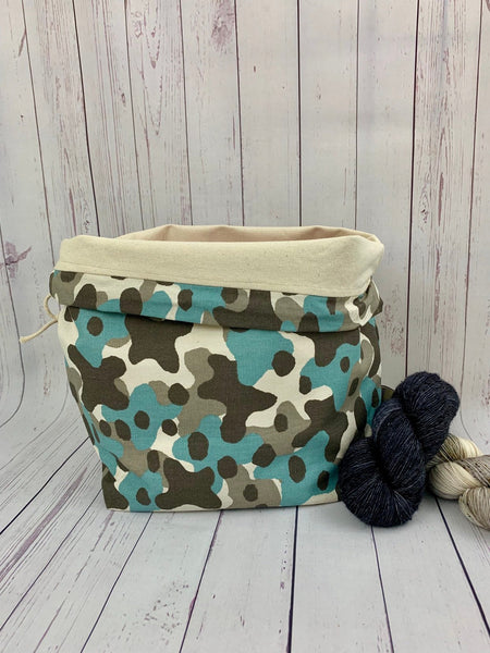 Blue Camo Work Bag