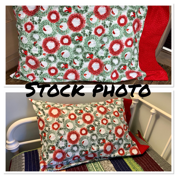 Coral Yarn Pillowcase