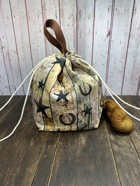 Horseshoe Bucket Bag