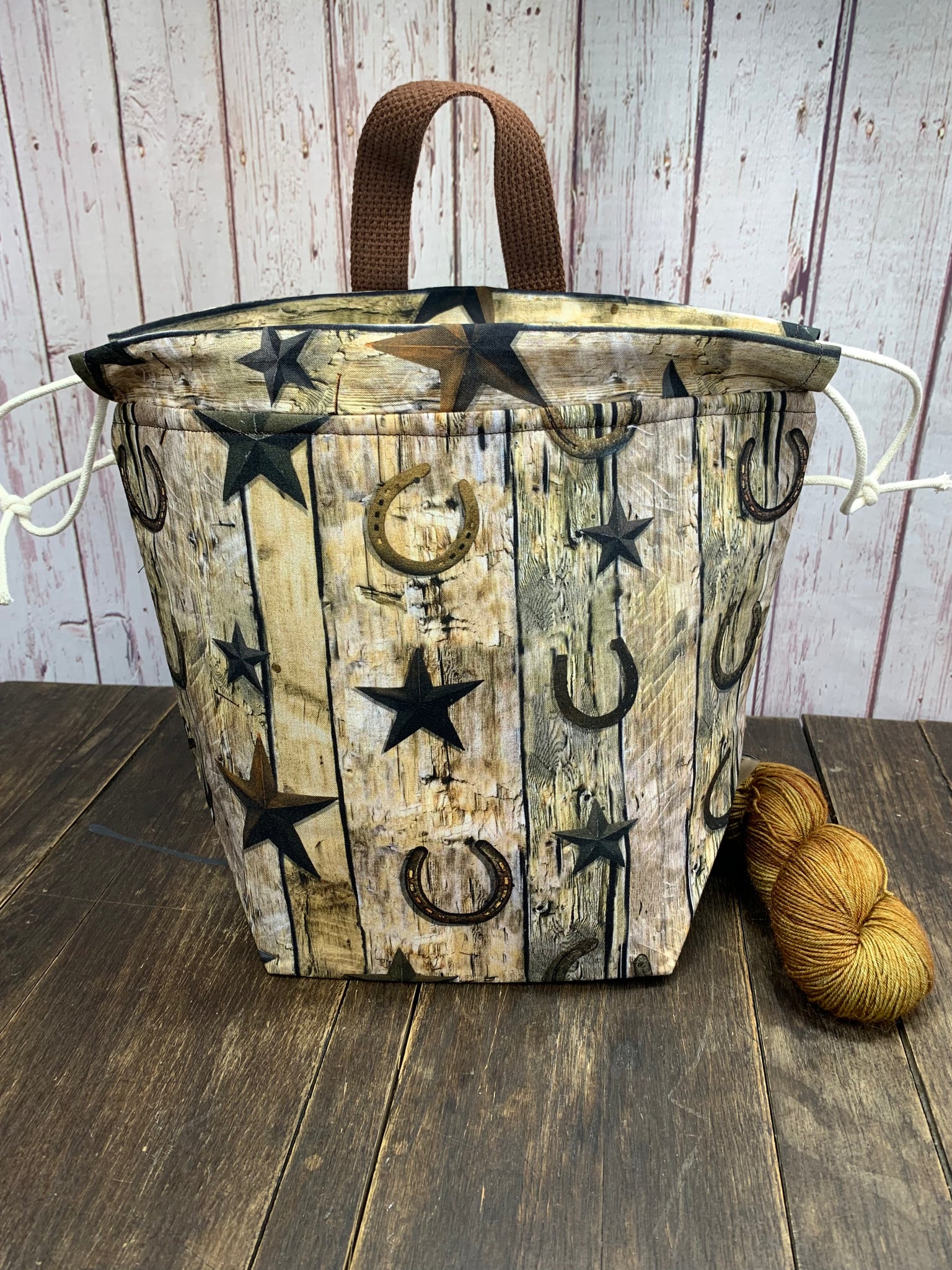 Horseshoe Bucket Bag
