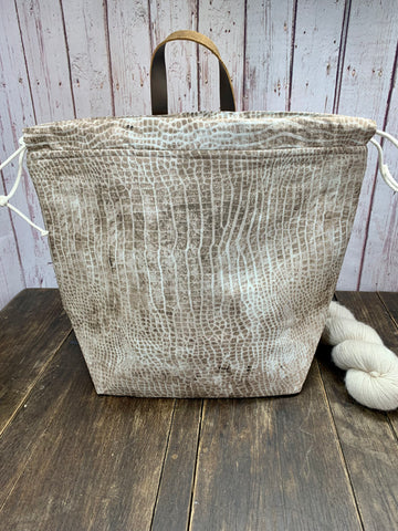Natural Croco Shweater Bag Sale